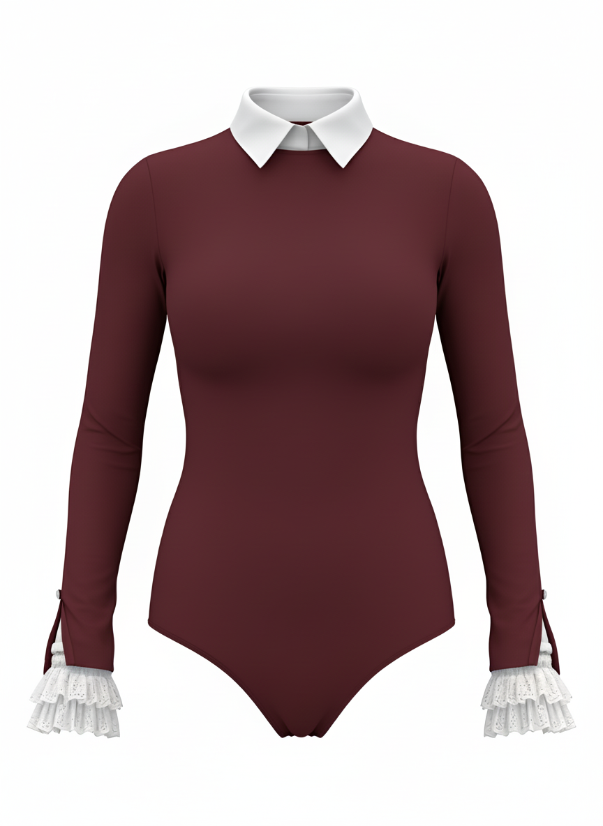 ComfiClose™: The Paris Bodysuit in Burgundy