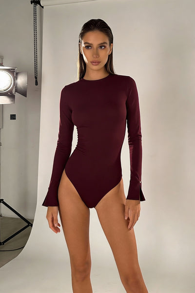 【美品】  m.u Japoness / エムユー | RIB BODYSUIT / リブ ロンパース  カットソー | F | グレー | レディース 美品】 m.u Japoness / エムユー | RIB BODYSUIT / リブ ロンパース